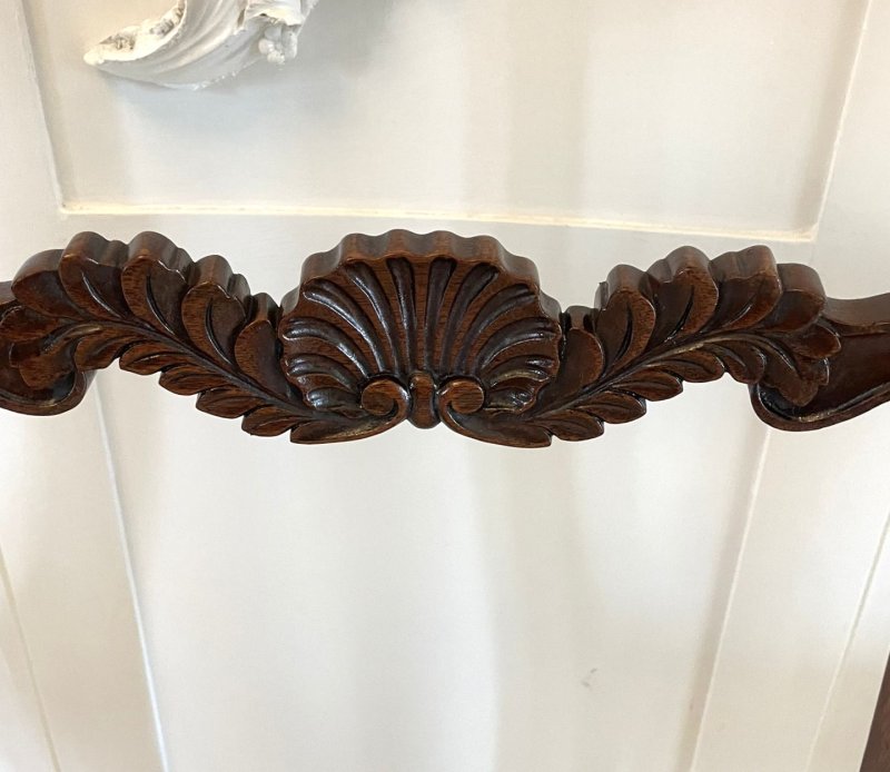 Set of 8 Antique Regency Quality Mahogany Dining Chairs - Image 9